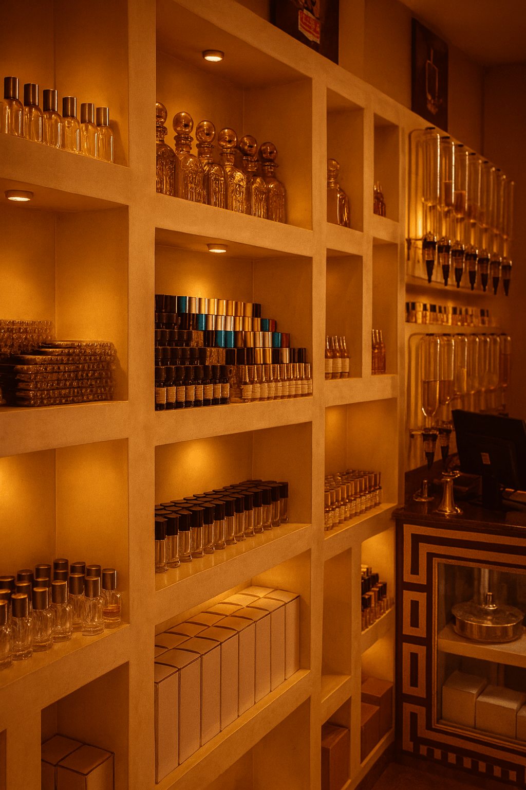 Préparation des commandes en boutique